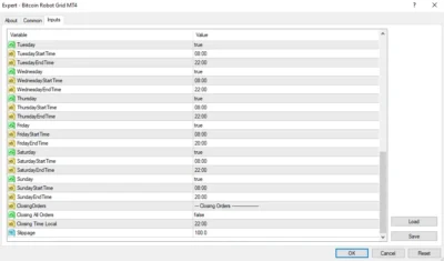 Bitcoin Robot Grid EA MT4