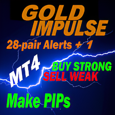 GOLD Impulse With Alert V1.1 MT4 Indicator